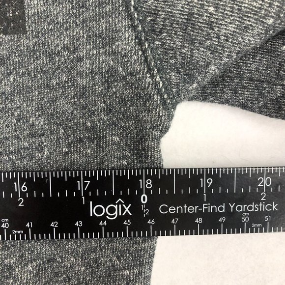 Toms Women's Size Small Dark Grey Full Zip Long Sleeve Logo Front Hoodie Jacket - Picture 6 of 10